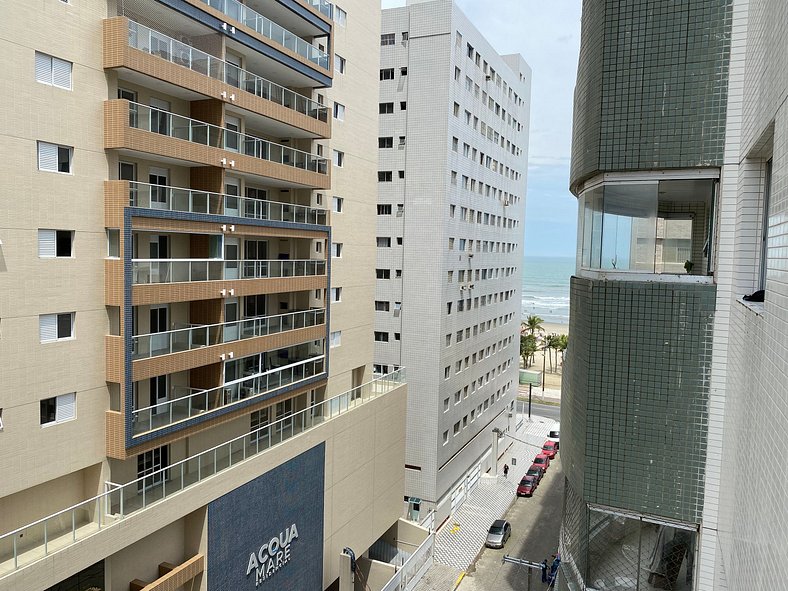 Apartamento de temporada Pé na areia Praia Grande - Caribas